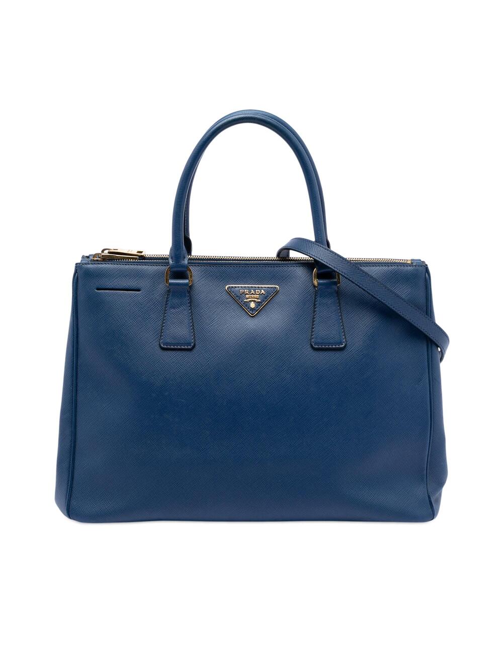 Prada Double Zip Lux Tote Saffiano #266684P82B